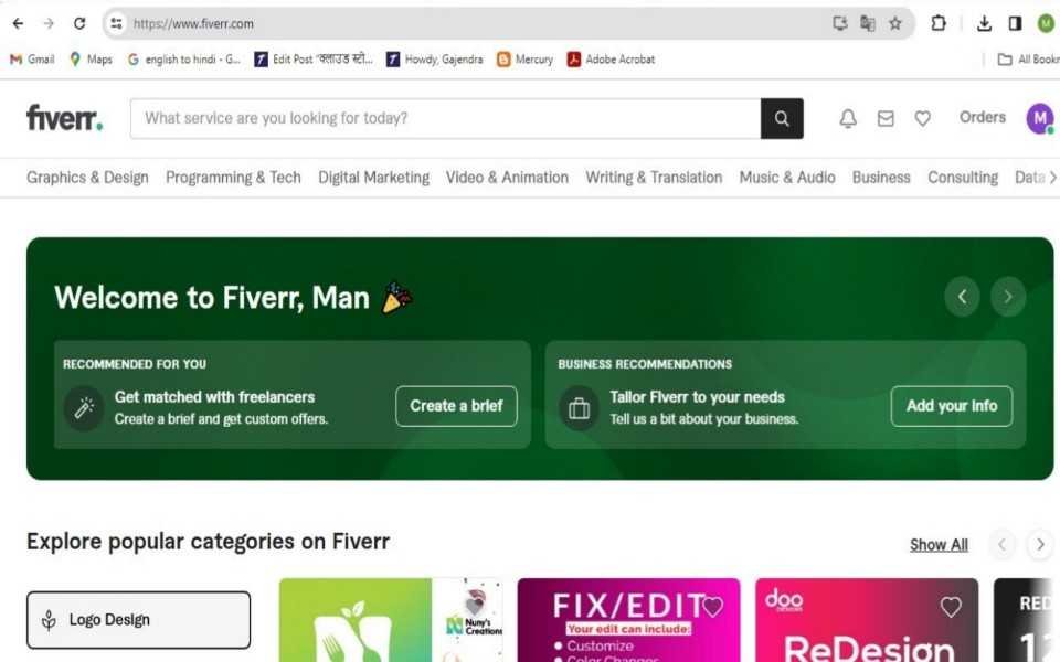 fiverr website image